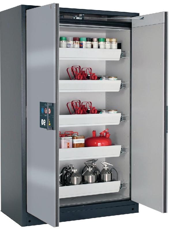 ARMOIRE SÉCURITÉ Q-PEGASUS-90 Q90.195.120.WDAC GRIS/ARGENT - MANUTAN COLLECTIVITÉS