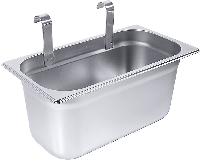 BAC À COUVERTS GN GN 1/3 EN INOX 18/10