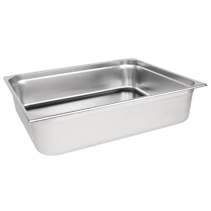 Bac Gastronorme inox GN 2/1 150mm - 650 x 150 x 530 mm - VOGUE - 0615402041768_0