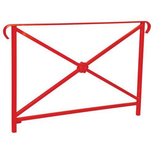 BARRIÈRE HÉRITAGE ROSACE 1.50 M DOUBLE CROSSE - ROUGE 3020 - PROCITY