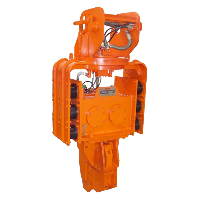 Batteur palplanche NPK - HP-10L - Accessoire pour engin de TP - 25/35 tonnes - 173 kN - 2400 c/mn_0