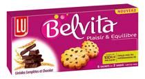 PAQUET 80G SABLÉS CHOCOLAT LU BELVITA - BISCUITS BELVITA LU