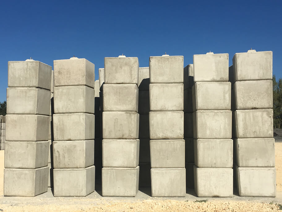Bloc béton anti-intrusion - 0,8T - 75 cm x 75 cm x 60 cm - SECURIBLOCK Gamme 75-075_0