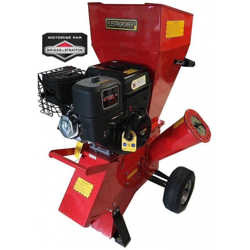 Broyeur de végétaux thermique tractable spécial BRF - 420 CC - Moteur Briggs & Stratton - Modèle 2015 - ELECTROPOWER_0