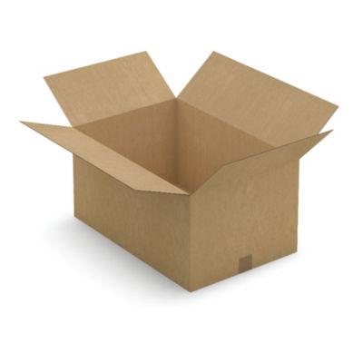 Caisse carton simple cannelure brune 60x40x30, lot de 20_0