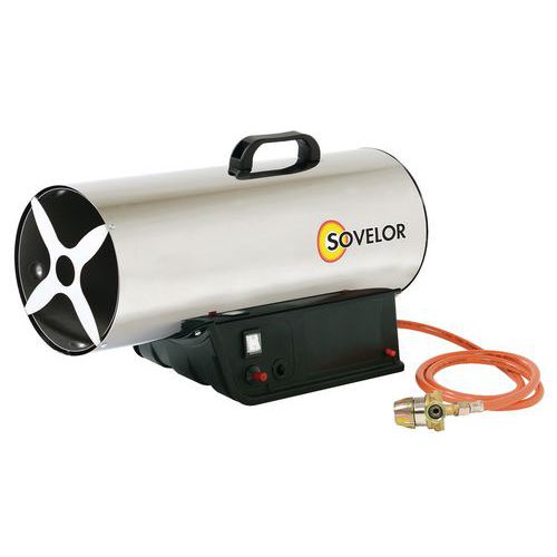 CHAUFFAGE À AIR PULSÉ PORTABLE PROPANE ALLUMAGE MANUEL 33 KW - SOVELOR