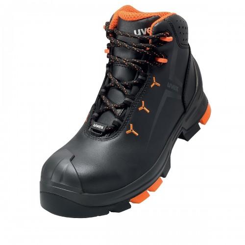 CHAUSSURES DE SÉCURITÉ - HOMME - UVEX 2 - NOIR ET ORANGE - T47 UVEX