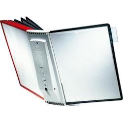 Durable Système de plaques pochettes SHERPA® WALL 10, avec 10 plaques pochettes DIN A4, couleurs assorties - 4005546501291_0