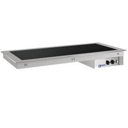 Élément vitrocéramique 4 GN 1/1 - plaque de maintien à température - acier inox AISI 304 - IN/VCX15_0