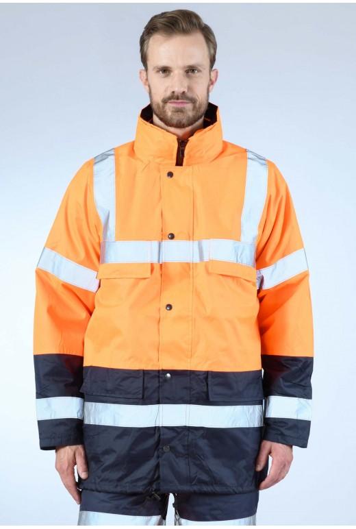 Ensembles parka et gilet pluie et froid 150D Sononyl Haute Visibilité - EPGFRHVSYOGMN-DM04_0