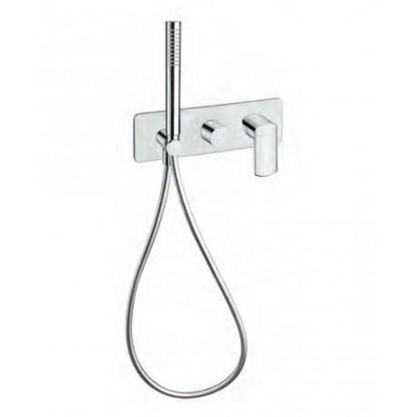 FAÇADE DOUCHE / BAIN DOUCHE MITIGEUR MURALE 2 SORTIES PROFILO - CRISTINA ONDYNA PF60251