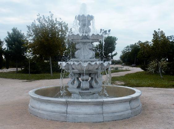 Fontaine de jardin avec bac - réf 1452 - diamètre 210 cm - hauteur 140 cm - poids 1130 kg_0