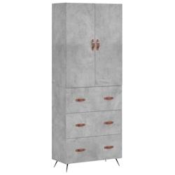 Helloshop26 - Buffet bahut commode armoire meuble de rangement organisateur cuisine salle de séjour salon haut 69,5 x 34 x 180 cm 02_0034652 - 300021_0