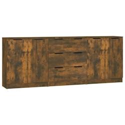Helloshop26 - Buffet bahut commode armoire meuble de rangement organisateur cuisine salle de séjour salons 3 pcs bois d'ingénierie 02_0037053 - 3000_0