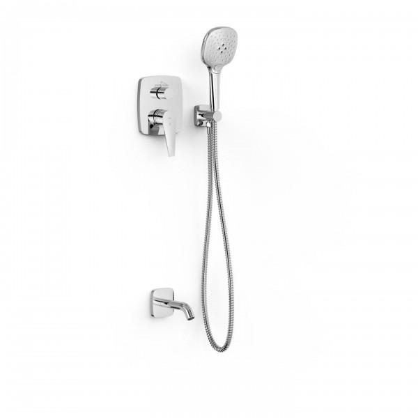 KIT DE DOUCHE ENCASTRÉ RAPIDBOX CHROMÉ - TRES 21828006