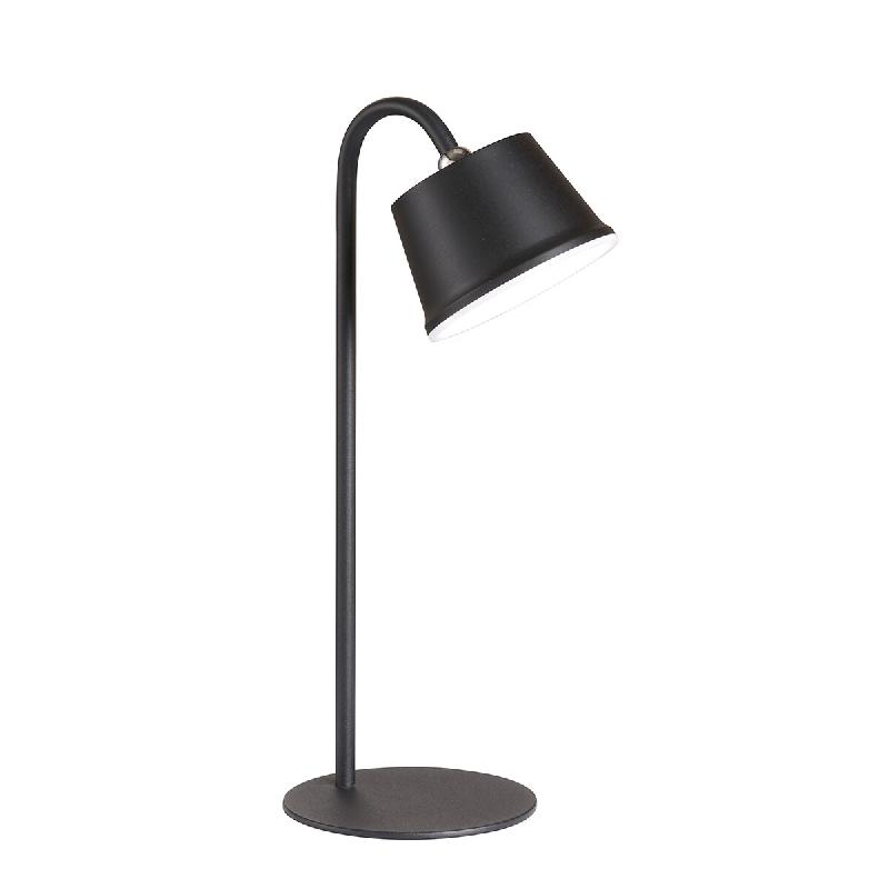 Lampe de table autonome rechargeable noire - Fischer & Honsel - Voet - noir métal 4052231503016_0