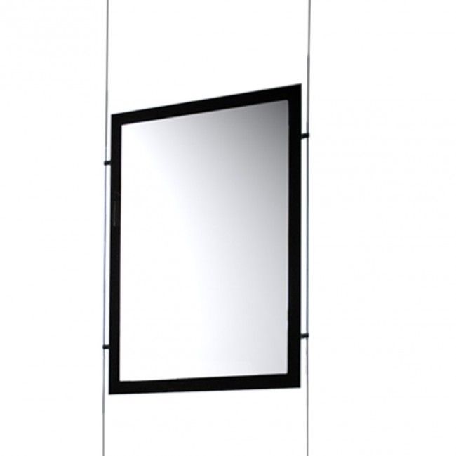 Leda4v - porte affiche lumineux led vertical - bbworkers - a4_0