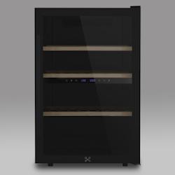 Les Petits Champs CAVCDB62 - Cave de conservation dual zone noire 62 bouteilles - noir CAVCDB62_0