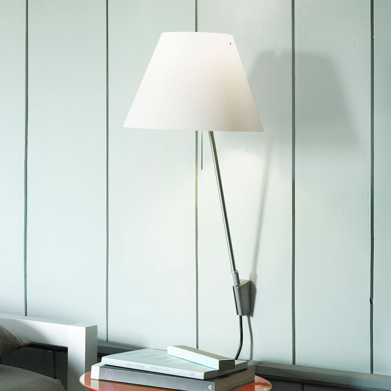 LUCEPLAN COSTANZINA APPLIQUE ALUMINIUM, BLANCHE