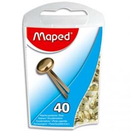 MAPED BOITE DE 40 ATTACHES PARISIENNES EN LAITON 17MM