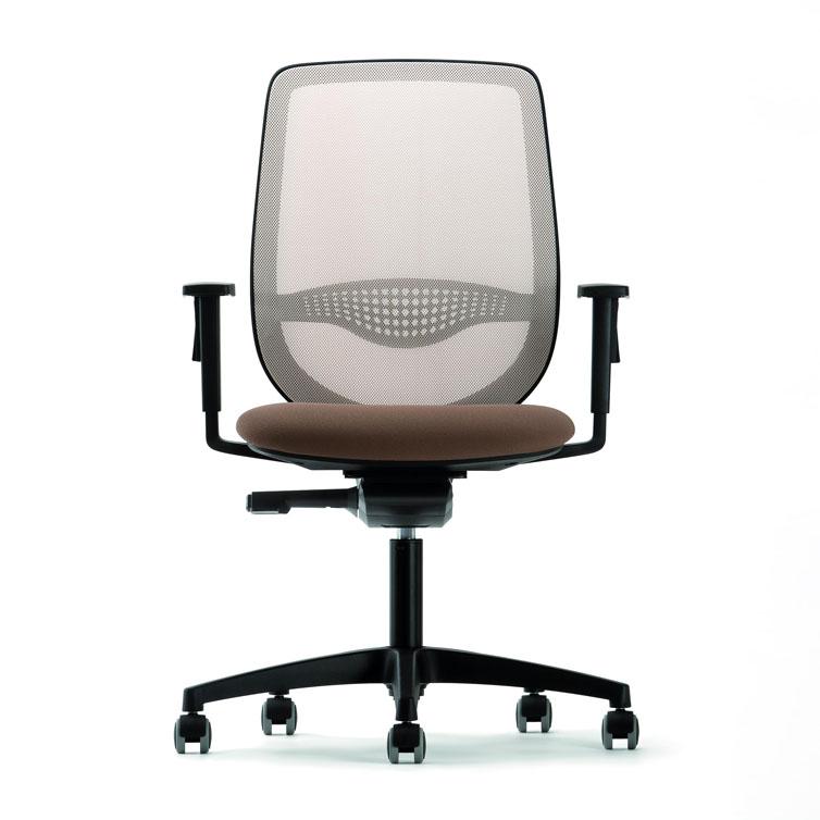 Fauteuil de bureau Open - Dossier résille - Mécanisme synchrone autorégulé - Accoudoirs réglables_0