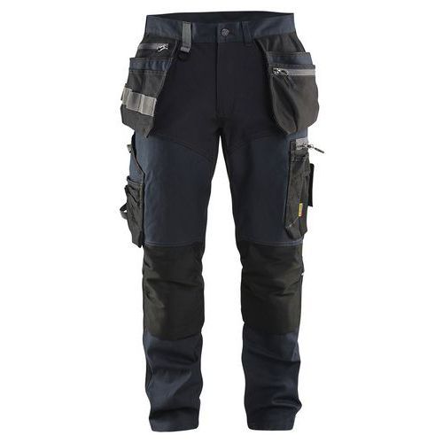 PANTALON DE TRAVAIL BLAKLADER 1599 MARINE FONCÉ/NOIR T. 40C