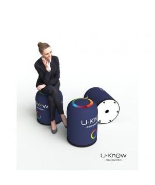 POUF GONFLABLE - MOBILIER ÉVÈNEMENTIEL PERSONNALISÉ