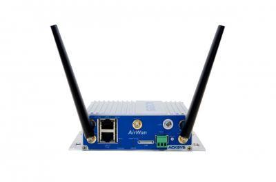 Routeur 4G/LTE industriel - Catégorie 4 - WiFi 11n - GNSS - 2 LAN - Température -20°C à +60°C - Référence: AirWan_0
