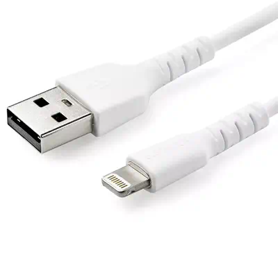 StarTech Cble USB-A vers Lightning Blanc Robuste 1m_0