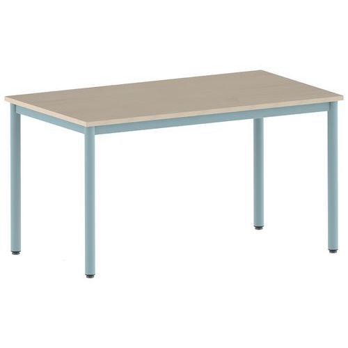 TABLE CARÉLIE 140 X 80 CM FIXE T6 STRAT ÉRABLE LAGON 6027 - MOBIDECOR