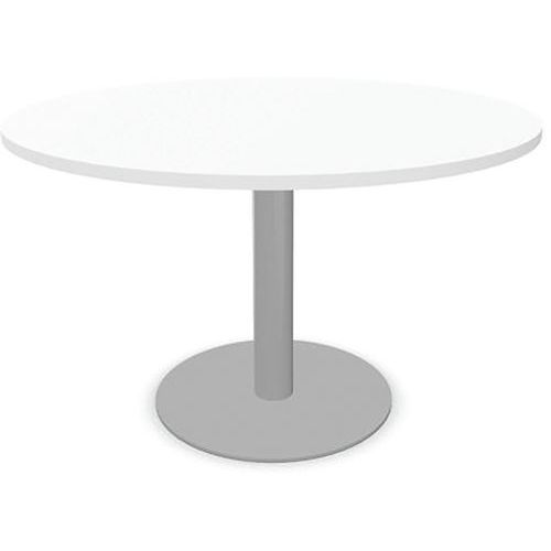 TABLE DE RÉUNION 120XH735 CM ÉP.25MM BLANC/GRIS ALU - EOL