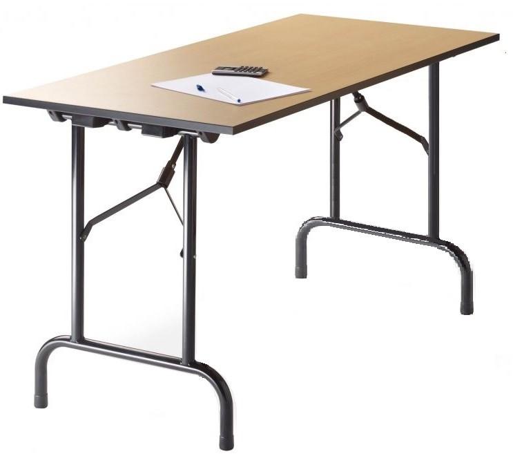 Table pliante Denis - Collectivité - Plusieurs dimensions - Plateau mélaminé - Norme NF EN 13501-1_0