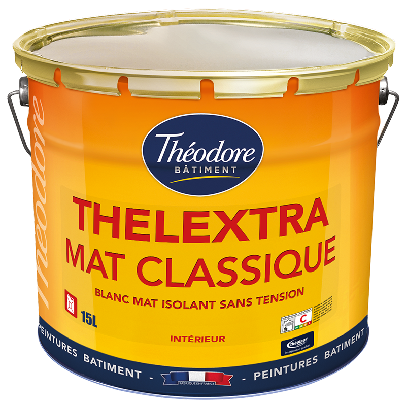Peinture décorative spéciale isolante et anti-taches - Mat classique - Théodore - réf. Ag00820_0