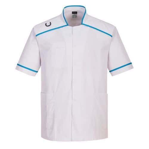 TUNIQUE MÉDICALE HOMME C821 BLANC/BLEU M - PORTWEST