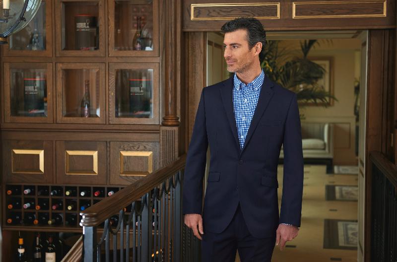 Veste Homme Jupiter - Réf: BT3344 - Brook Taverner - Polyester superfin - Noir et Marine_0