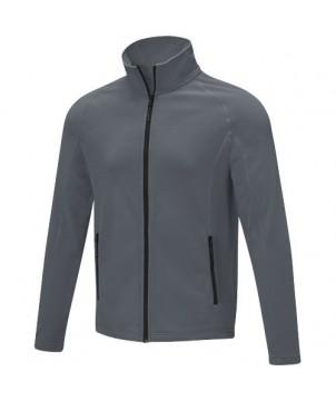 VESTE POLAIRE ZELUS POUR HOMME GRIS ORAGE - TEXTILES MODE PERSONNALISÉS