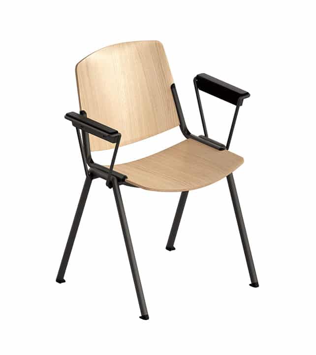 Chaise empilable  new modulamm  avec design indémodable pour salles de réunion, salles de classe, salles d'attente_0