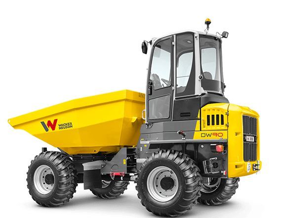 Dw90 dumper sur pneu - wacker neuson - 9000 kg_0