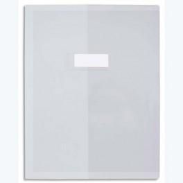 ELBA  PROTÈGE-CAHIER EN PVC LUXE CRISTAL LISE ÉPAISSEUR 25/100È FORMAT A4 INCOLORE