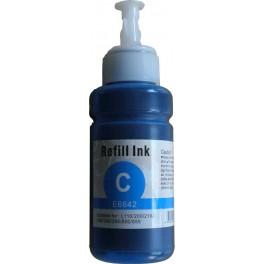 Encre compatible avec epson ecotank et-14000/et-2500/l100/l350/l550 (c13t66424a) cyan 70ml e6642c_0