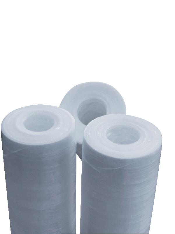 Film pré-étiré pour banderoleuse à bras tournant - 513545 – Pour filmeuses Girotech - Noir 7µ - 390 mm x 800 m_0