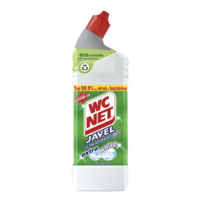 Gel WC avec javel enrichi au bicarbonate WC Net Extra White 750 ml_0