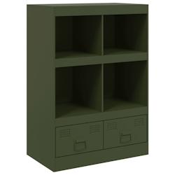 Helloshop26 - Buffet bahut commode armoire meuble de rangement organisateur cuisine salle de séjour salon olive 67 x 39 x 95 cm 02_0036584 - 30002129_0