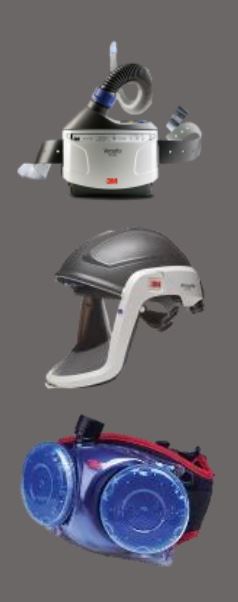 Masque à ventilation assistée, léger et compact pour la protection totale et optimale du peintre_0