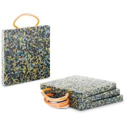 MSW - MSW MSW-CP-300-7 Plaques De Calage 30 x 30 x 3 cm Charge Maximale De 7 000 kg Lot De 4 Plaques De Calage Grue Plaques De Calage - 4062859069535_0