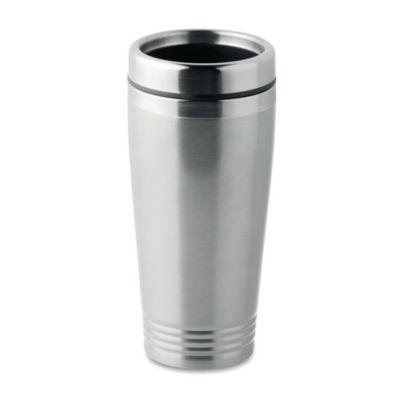 Mug de voyage isotherme en acier 40 cl - Inox_0