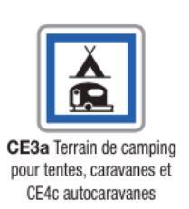 Panneau de signalisation d'indication  type ce3a - ce4c_0