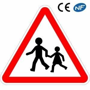 PANNEAU ROUTIER DANGER ENDROIT FRÉQUENTÉ PAR LES ENFANTS (A13A)_0