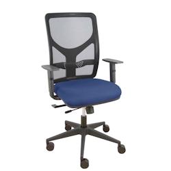 Piqueras y Crespo Silla Motilla traslack malla negra asiento bali azul marino brazo regulable - bleu multi-matériau 21TKM840B200B10CRN65_0