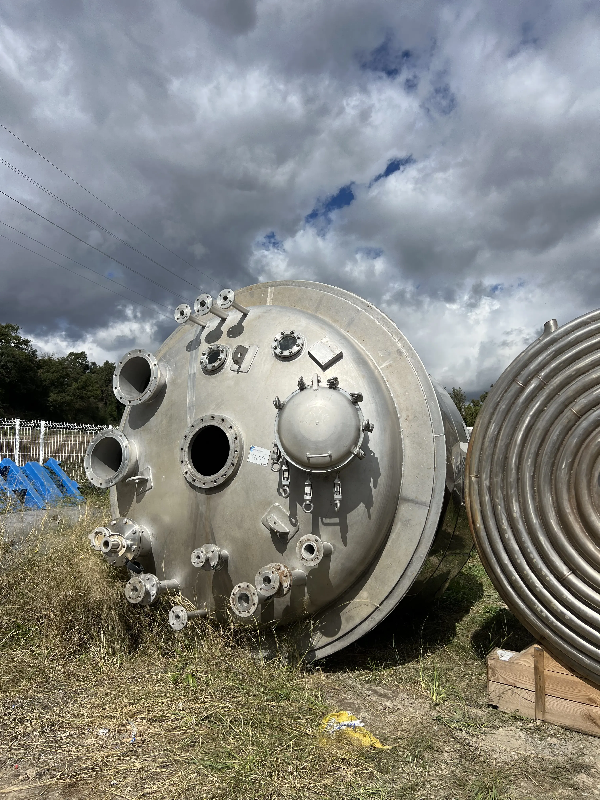 Réacteur atex en acier inoxydable 316l 11.950 litres avec agitateur et demi-coquille d'occasion - référence                        :                         c9609_0